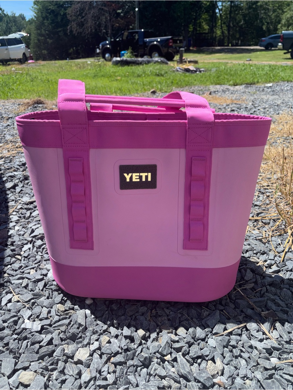 Yeti Pink Two-Tone Tote Bag